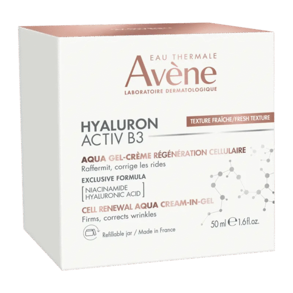 Hyaluron Activ B3  Aqua Gel-Creme Renovador Celular Anti-Idade Avène 50mL - Imagem 2