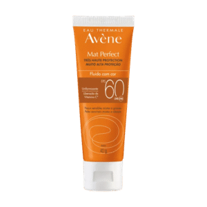 Proteção solar – Pele sensível  Mat Perfect Fluido Com Cor FPS 60