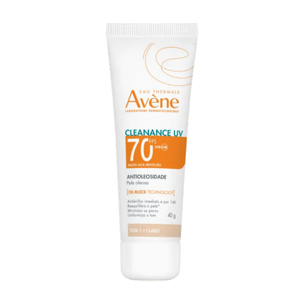 Proteção solar – Pele sensível  Cleanance UV FPS 70 Tom 1 – Claro