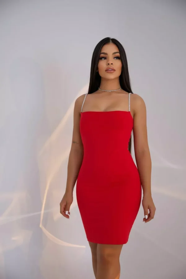 VESTIDO CURTO LIVIA STRASS